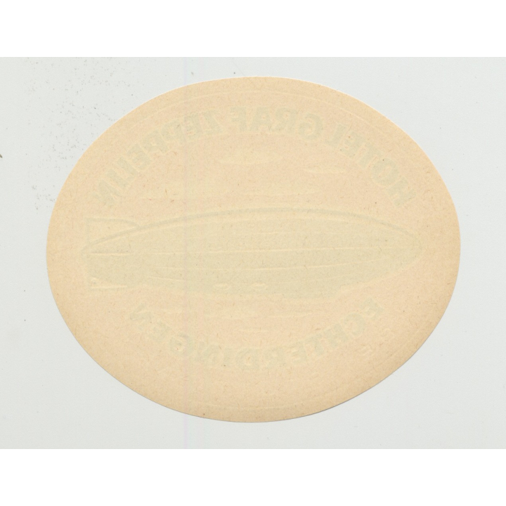 Hotel Graf Zeppelin - Echterdingen Bei Stuttgart / Germany (Vintage Luggage Label)