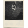 Natural Nude Woman On Meadow / Boobs Flash (Vintage Photo GDR ~1960s)