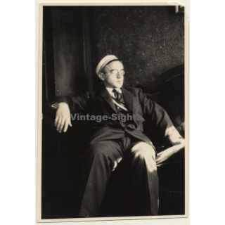 Mitglied Einer Studentenverbindung - Burschenschaft  (Vintage Photo 1928)