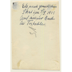 Mitglied Einer Studentenverbindung - Burschenschaft  (Vintage Photo 1928)