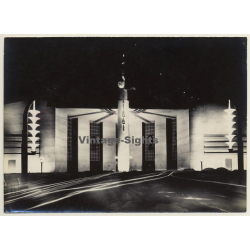 Paris: Exposition Coloniale 1931 Section Métropolitaine Illuminé (Rare Vintage Photo)