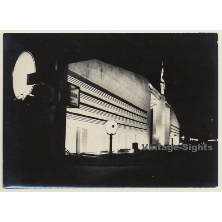 Paris: Exposition Coloniale 1931 Section Métropolitaine Illuminé*2 (Rare Vintage Photo)