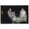 Paris: Exposition Coloniale 1931 Palais De L'A.O.F. Illuminé (Rare Vintage Photo)