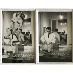 M.Broeckaert / Bruxelles: L'Alchimiste (Vintage Photo Montage ~1940s)