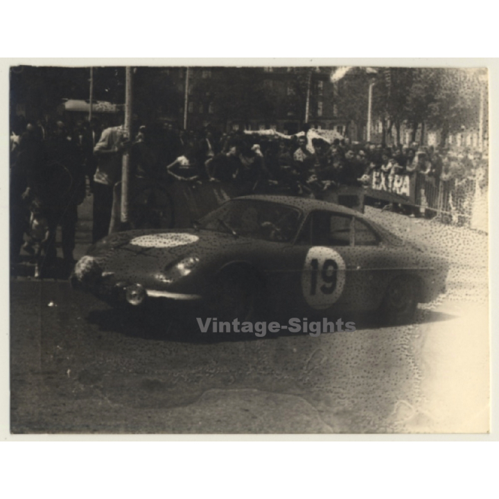 Rallye Du Limousin 1964: N°19 Alpine Renault / Feret - Monraisse (Vintage Photo)