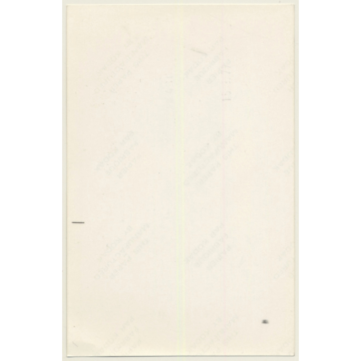 Sulky Darkhaired Nude On Lounge Chair (Vintage Photo France ~1970s)