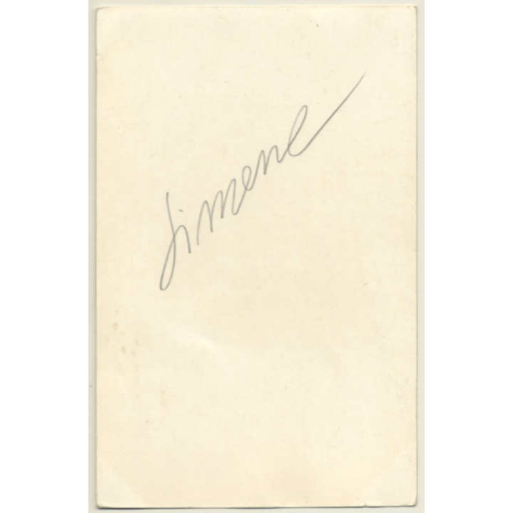 Elegant Brunette Semi Nude Flashes Boob (Vintage Photo France ~1940s/1950s)