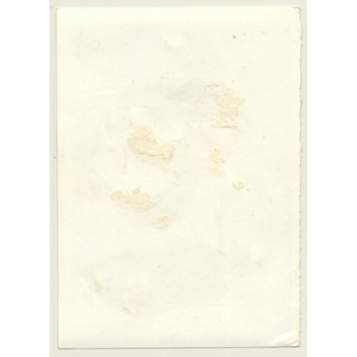 Nude Woman Holds Girlfriends Breast / Lesbian INT (2nd Gen. Photo France ~1940s)