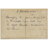 St.Ghislain: Presentation Of Iron Cross 2.Class By Major Schmölder WW1 (Vintage RPPC 1914)