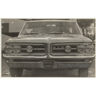 Le Mans 1964: Pontiac Le Mans GTO / Front View (Large Vintage Photo)