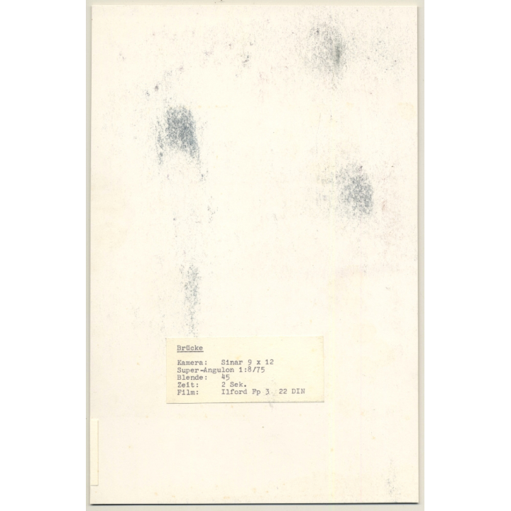 Wolfgang Klein: Brücke - Bridge II / Architecture (Vintage Photo ~1960s)