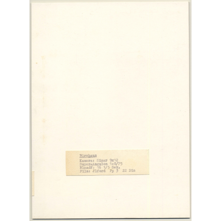 Wolfgang Klein: Emporio Hochhaus Hamburg / Architecture (Vintage Photo ~1960s)