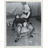Irving Klaw: Blonde Mistress Ties Maid To Table 9529 / Pin-Up - BDSM (Vintage Photo USA)