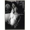 Jerri Bram (1942): Nude Study Of Natural Pregnant Female & Her Man (Vintage Photo ~1970s)