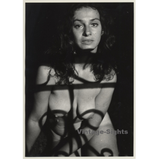 Jerri Bram (1942): Shadow Reflections On Natural Nude (Vintage Photo ~1970s)