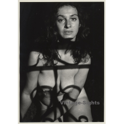 Jerri Bram (1942): Shadow Reflections On Natural Nude (Vintage Photo ~1970s)