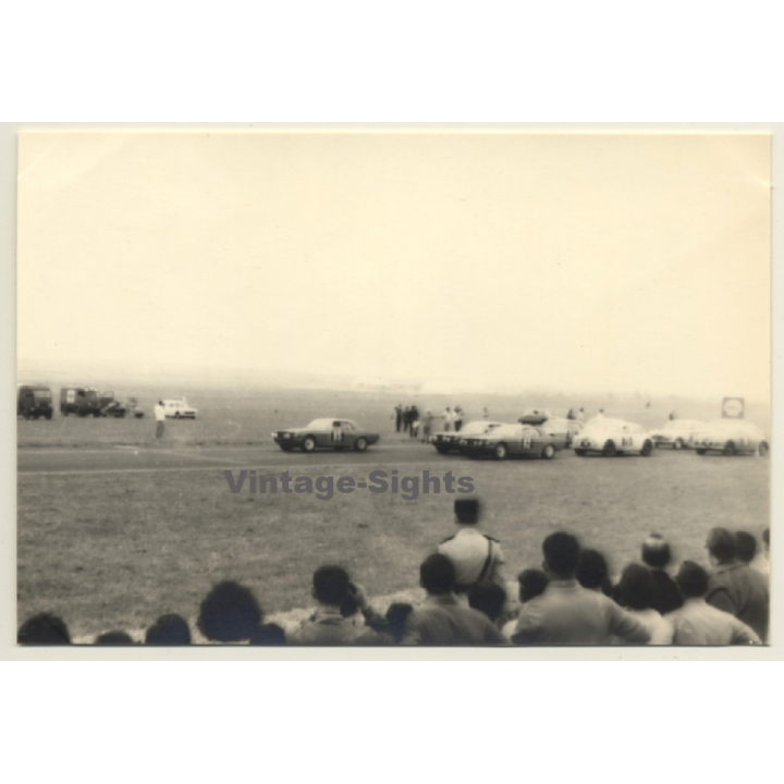 Tour De France 1964: N°85 & 82 Ford Mustangs / Alan Mann Racing (Vintage Photo)