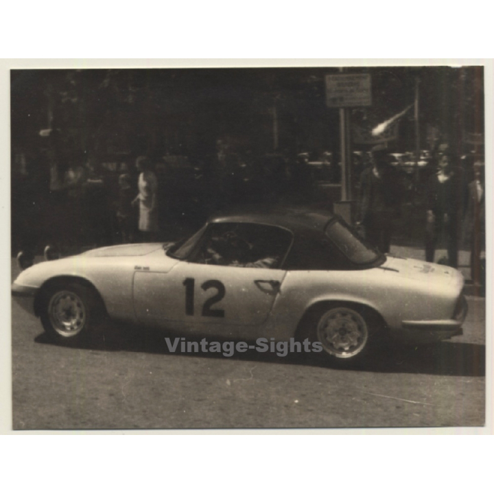 Rallye Du Limousin 1964: N°12 Lotus Elan / Freret - Berardini (Vintage Photo)
