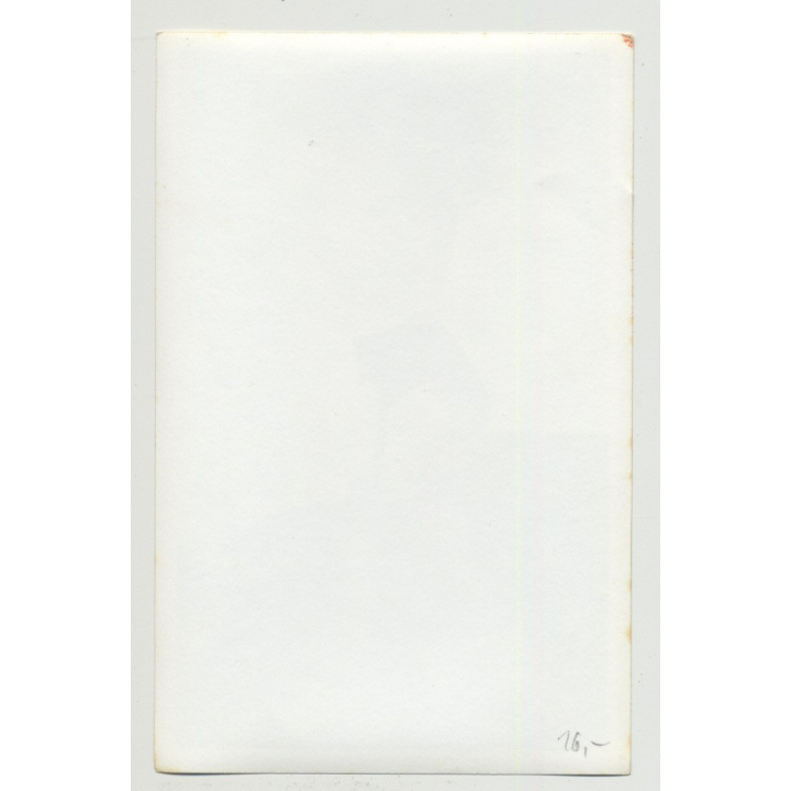 Mature Nude In Front of Chaise Longue / Legs - Butt (Vintage Amateur Photo B/W ~1950s)