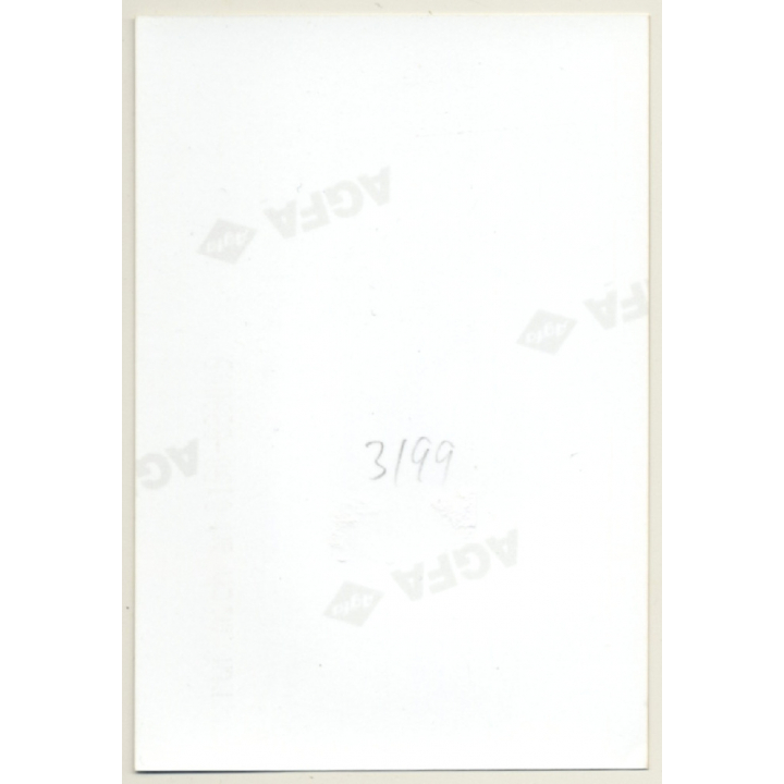 Pale Semi Nude Kneeling On Arm Rest / Bra (Vintage Photo Germany ~1990s)