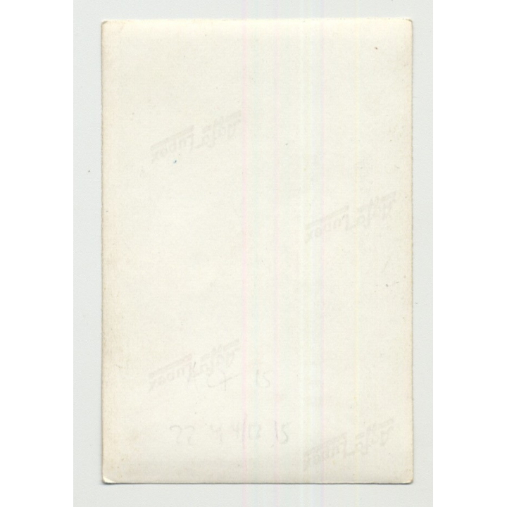 Baby Boy & Little Sister Share Bench With Huge Teddy Bear (Vintage Photo ~1940s)