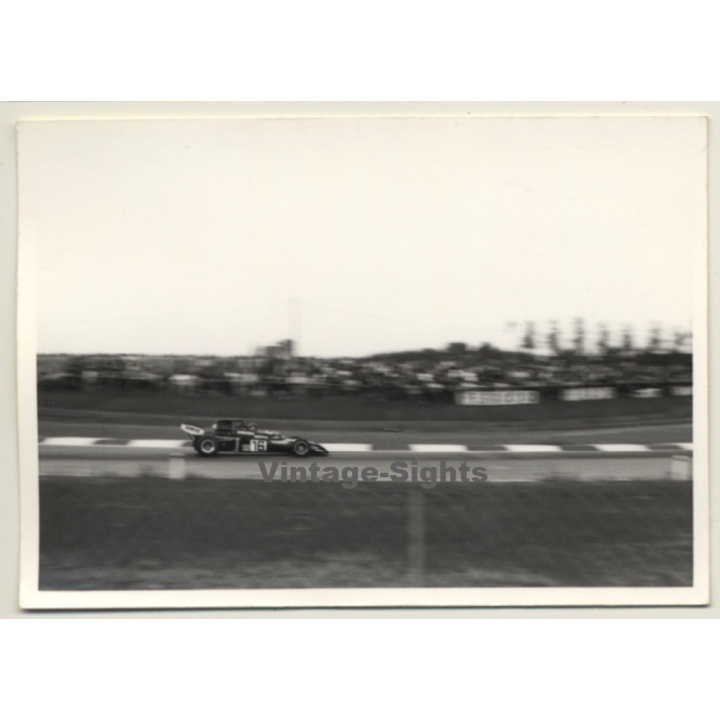 Nivelles-Baulers GP Formula 1: N°16 Carlos Pace - March Ford 711 (Vintage Photo 1972)