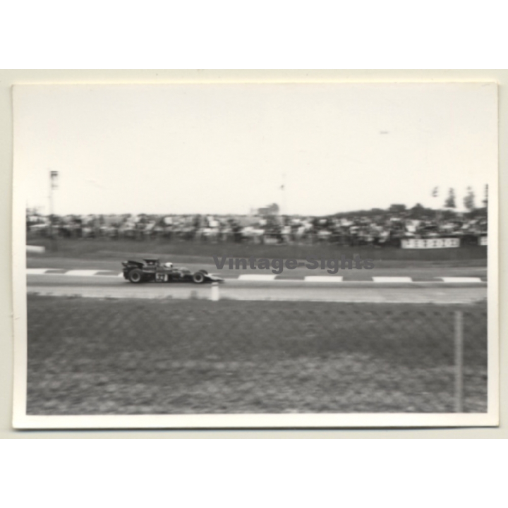 Nivelles-Baulers GP Formula 1: N°33 Dave Walker - Lotus Ford (Vintage Photo 1972)