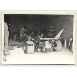Nivelles-Baulers GP Formula 1: Car Getting Fixed In Pit (Vintage Photo 1972)
