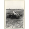 Nivelles-Baulers GP Formula 1: N°14 Mike Beuttlers' March Ford After Spinning Off Track (Vintage Photo 1972)