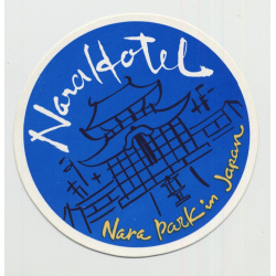 Nara Hotel - Nara Park / Japan (Vintage Luggage Label)