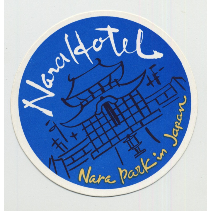 Nara Hotel - Nara Park / Japan (Vintage Luggage Label)