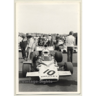 Nivelles-Baulers GP Formula 1: N°10 Peter Revson - McLaren Ford At Start (Vintage Photo 1972)