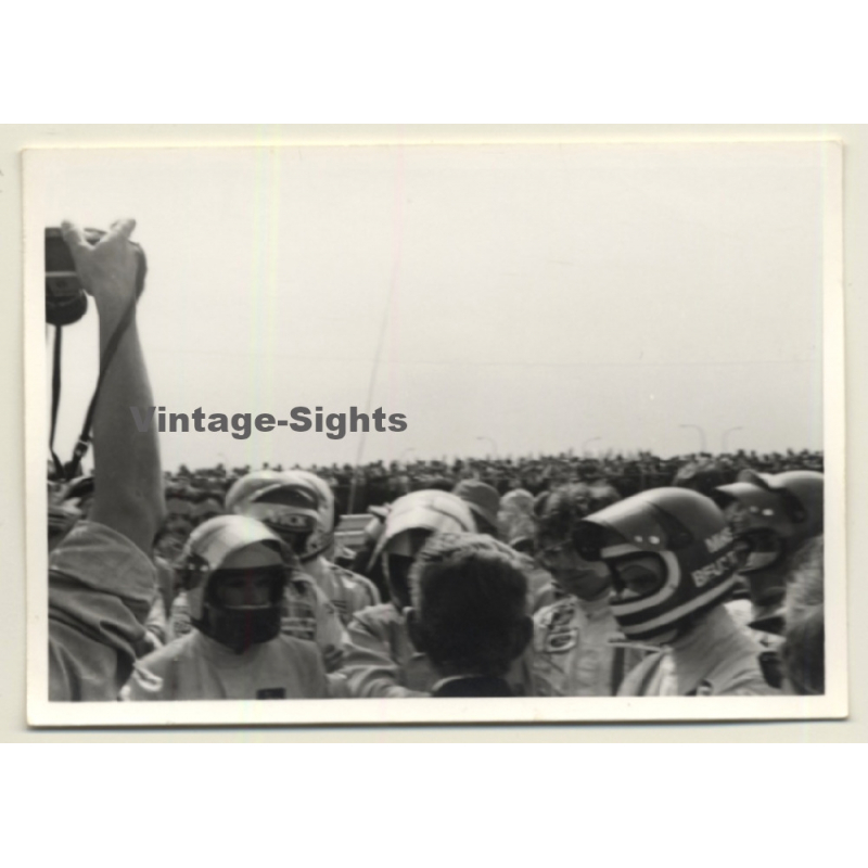 Nivelles-Baulers GP Formula 1: Drivers On On Track*2 (Vintage Photo 1972)