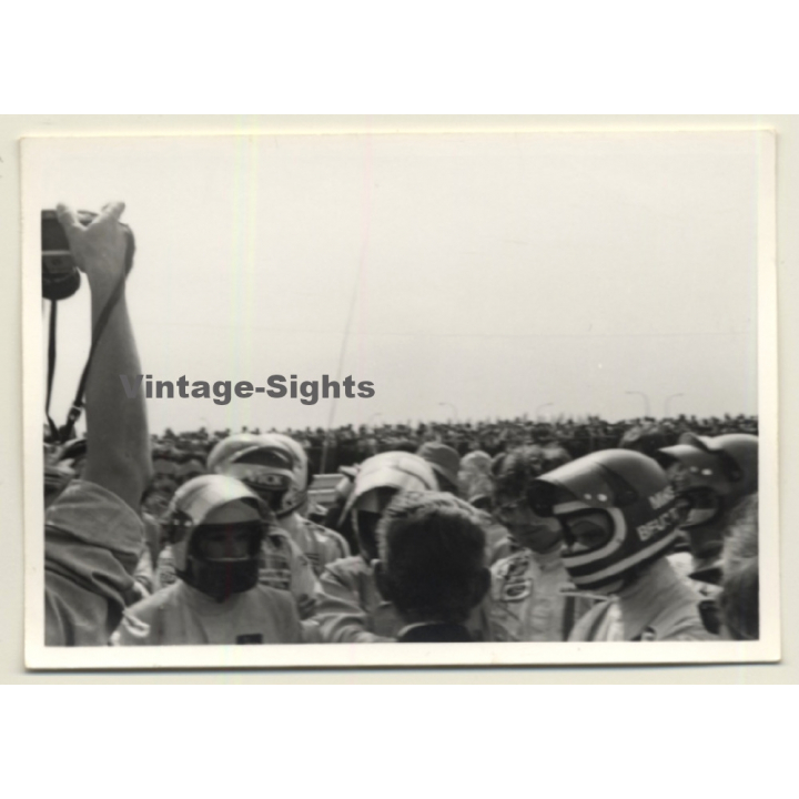 Nivelles-Baulers GP Formula 1: Drivers On On Track*2 (Vintage Photo 1972)