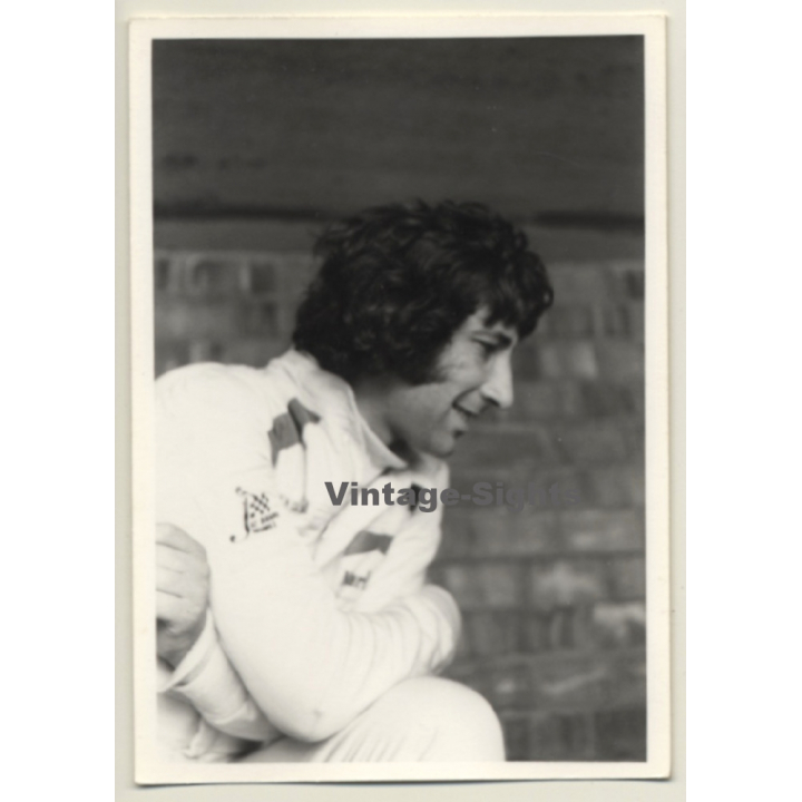 Nivelles-Baulers GP Formula 1: Howden Ganley In Pit - Malboro BRM (Vintage Photo 1972)