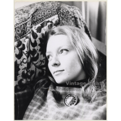 Jerri Bram (1942): Portrait Of Pretty Dreamy Female (Vintage Photo ~1970s)