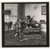 3 Lacquer Ladies In Hot Catfight *8 / Wrestling (Vintage Contact Sheet Photo 1970s)