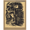 Frans Masereel: La Publicité / Die Reklame (Vintage Art Print 1947)