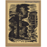 Frans Masereel: L'Ombre / Der Schatten (Vintage Art Print 1947)