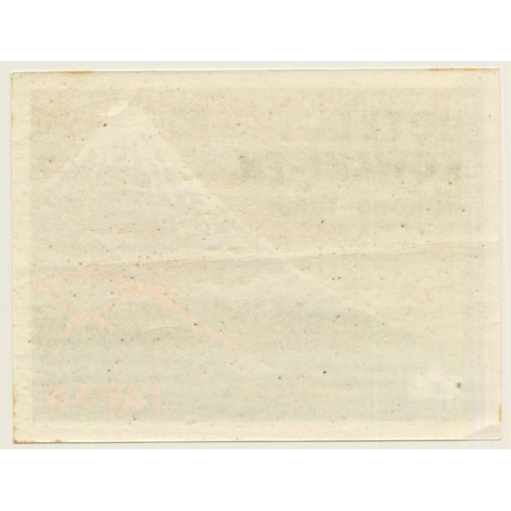 Hakone-Yama / Japan: Hotel Kowaki-En (Vintage Luggage Label)