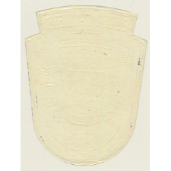 Jerusalem / Israel: Judea Gardens Hotel מלון גני יהודה (Vintage Luggage Label)