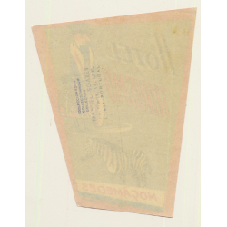 Moçamedes / Angola: Hotel Turismo (Vintage Luggage Label)