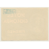 Firenze / Italy: Hotel Gioconda - Mona Lisa (Vintage Luggage Label 1950s/1960s)