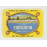 Hotel Excelsior Copacabana - Rio de Janeiro / Brasil (Vintage Luggage Label)