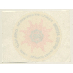 Skanes Monastir / Tunisia: Kuriat Palace (Vintage Self Adhesive Luggage Label / Sticker)