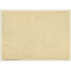 Venezia / Italy: Hotel Luna (Vintage Luggage Label 1930s/1940s)