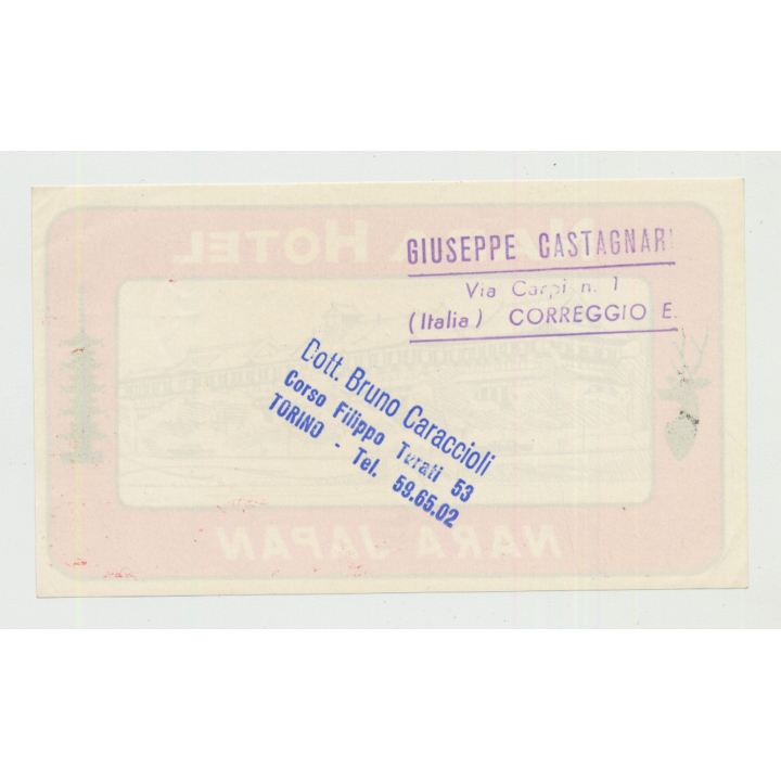 Hotel Sina - Tehran / Iran (Vintage Luggage Label)