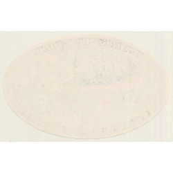 Istanbul / Turkey: Park Hotel (Vintage Luggage Label)