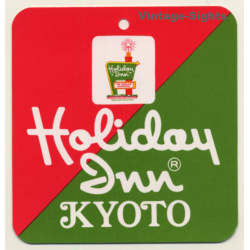 Kyoto / Japan: Holiday Inn (Vintage Hotel Luggage Tag)