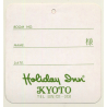 Kyoto / Japan: Holiday Inn (Vintage Hotel Luggage Tag)